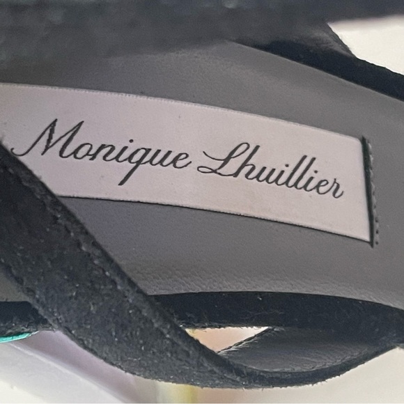 MONIQUE LHUILIER Metallic clear heel high heels - Picture 4 of 10